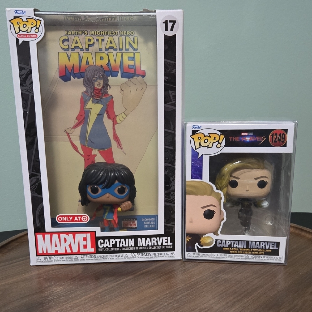 Funko Captain Marvel Pop Figures Set - Multicolor